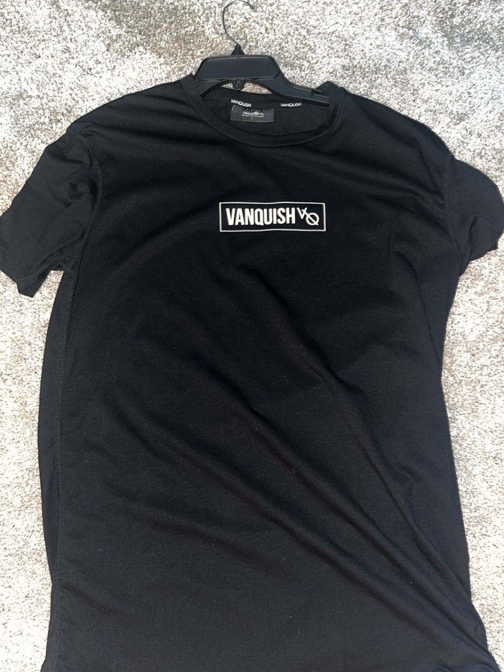 Men’s Black Vanquish Gym T-Shirt